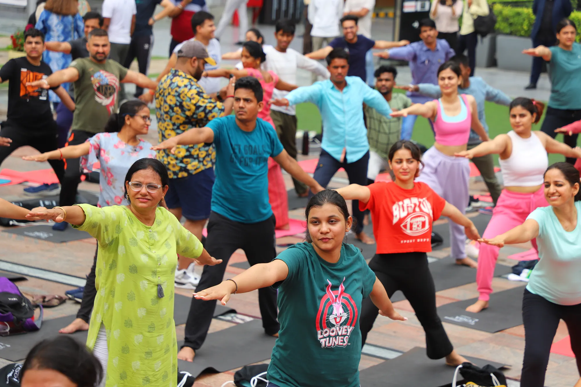 The FindYourFit crew running an event day