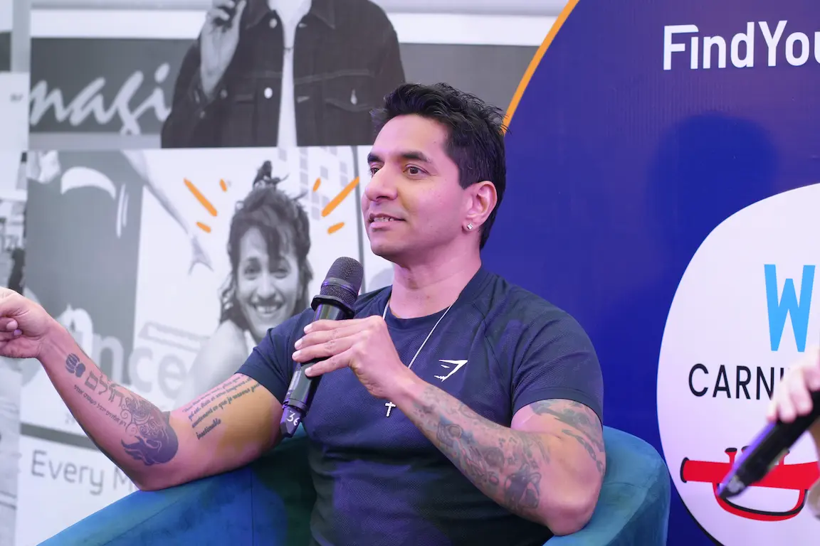 luke coutinho as guest speaker in gurugram wellness carnival event